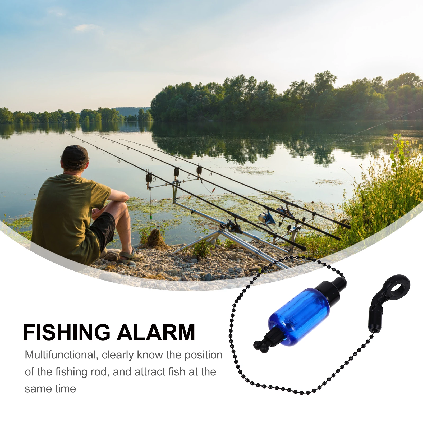 Fishing Alarm Bite Indicators Alarms Alert Multi Functional Coat Hanger Sound Bell Sensitive for Carp
Fishing Alarm Bite Indicators Alarms Alert Multi Functional Coat Hanger Sound Bell Sensitive for Carp