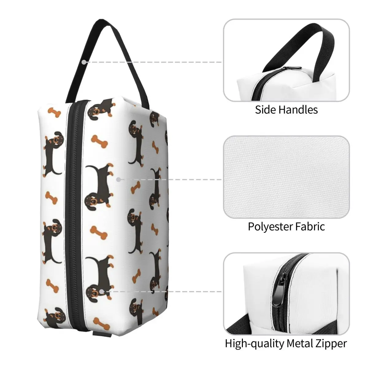 Black And Tan Dachshund Sausage Dog Pencil Case for School Pen Box Pencil Bag Stationery Supplies Travel Women Organizer Pouch
Black And Tan Dachshund Sausage Dog Pencil Case for School Pen Box Pencil Bag Stationery Supplies Travel Women Organizer Pouch