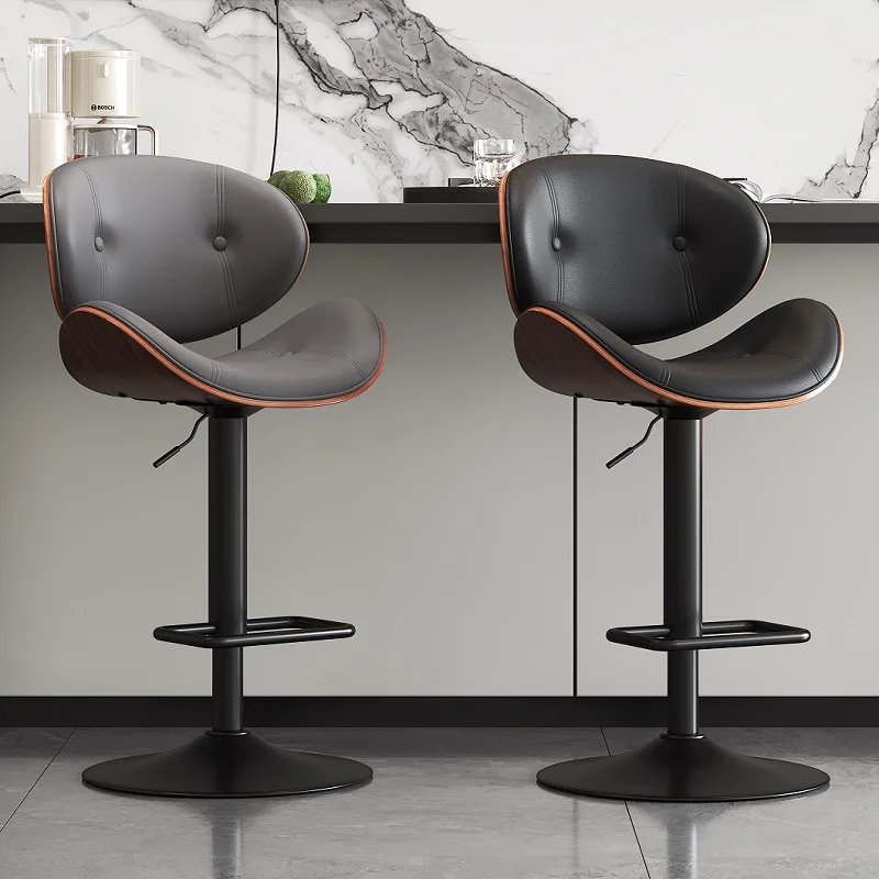 Adjustable Height Bar Stools Swivel Black Back Solid Wood Bar Stools Ergonomic Modern Leather Sillas De Barra Furniture Luxury
Adjustable Height Bar Stools Swivel Black Back Solid Wood Bar Stools Ergonomic Modern Leather Sillas De Barra Furniture Luxury