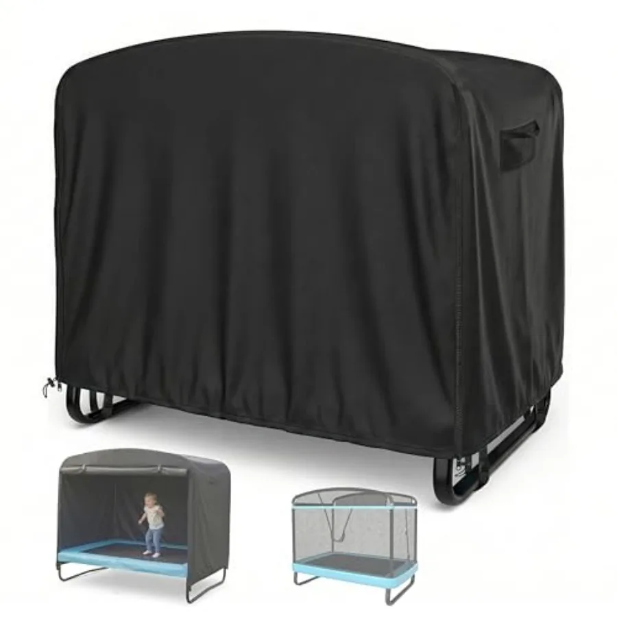 6FT Mini Trampoline Cover Rectangular Heavy-Duty 420D Waterproof Outdoor Shade Cover for Toddlers Trampolines Protection in Bla
6FT Mini Trampoline Cover Rectangular Heavy-Duty 420D Waterproof Outdoor Shade Cover for Toddlers Trampolines Protection in Bla