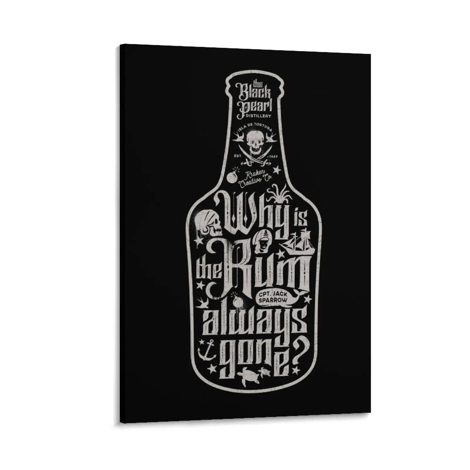 Why is the rum always gone Canvas Painting decorative items for home decorative pictures for living room
Why is the rum always gone Canvas Painting decorative items for home decorative pictures for living room