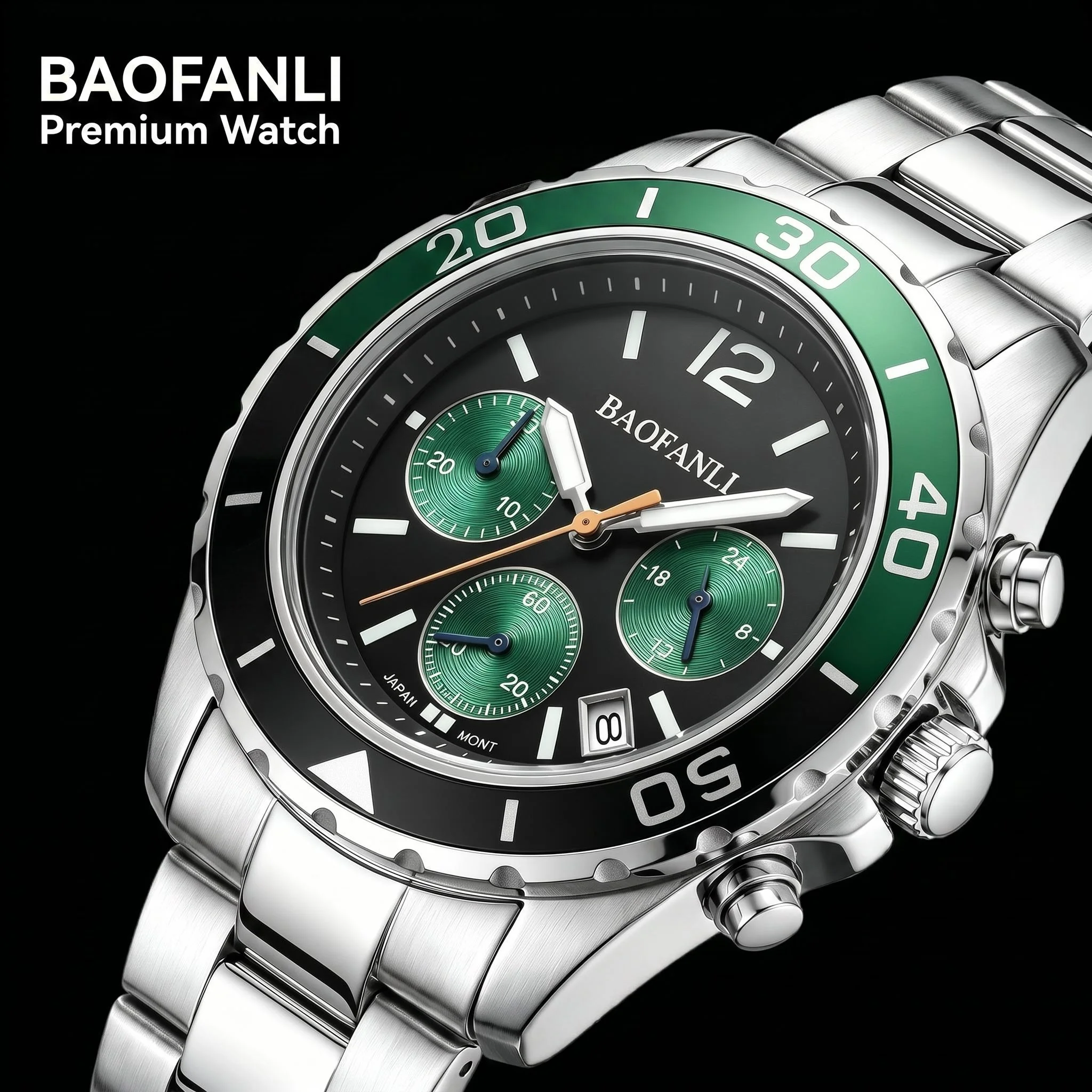 BAOFANLI Stainless Steel Watch Men's European and American Business Leisure Quartz Watch Waterproof Outdoor Sports Watch
BAOFANLI Stainless Steel Watch Men's European and American Business Leisure Quartz Watch Waterproof Outdoor Sports Watch