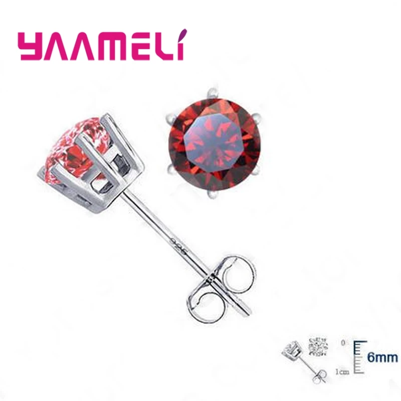 Austrian CZ Crystal Stud Earrings 925 Sterling Silver for Women Men Unisex Gift AAA Cubic Zircon Wedding Party Jewelry
Austrian CZ Crystal Stud Earrings 925 Sterling Silver for Women Men Unisex Gift AAA Cubic Zircon Wedding Party Jewelry