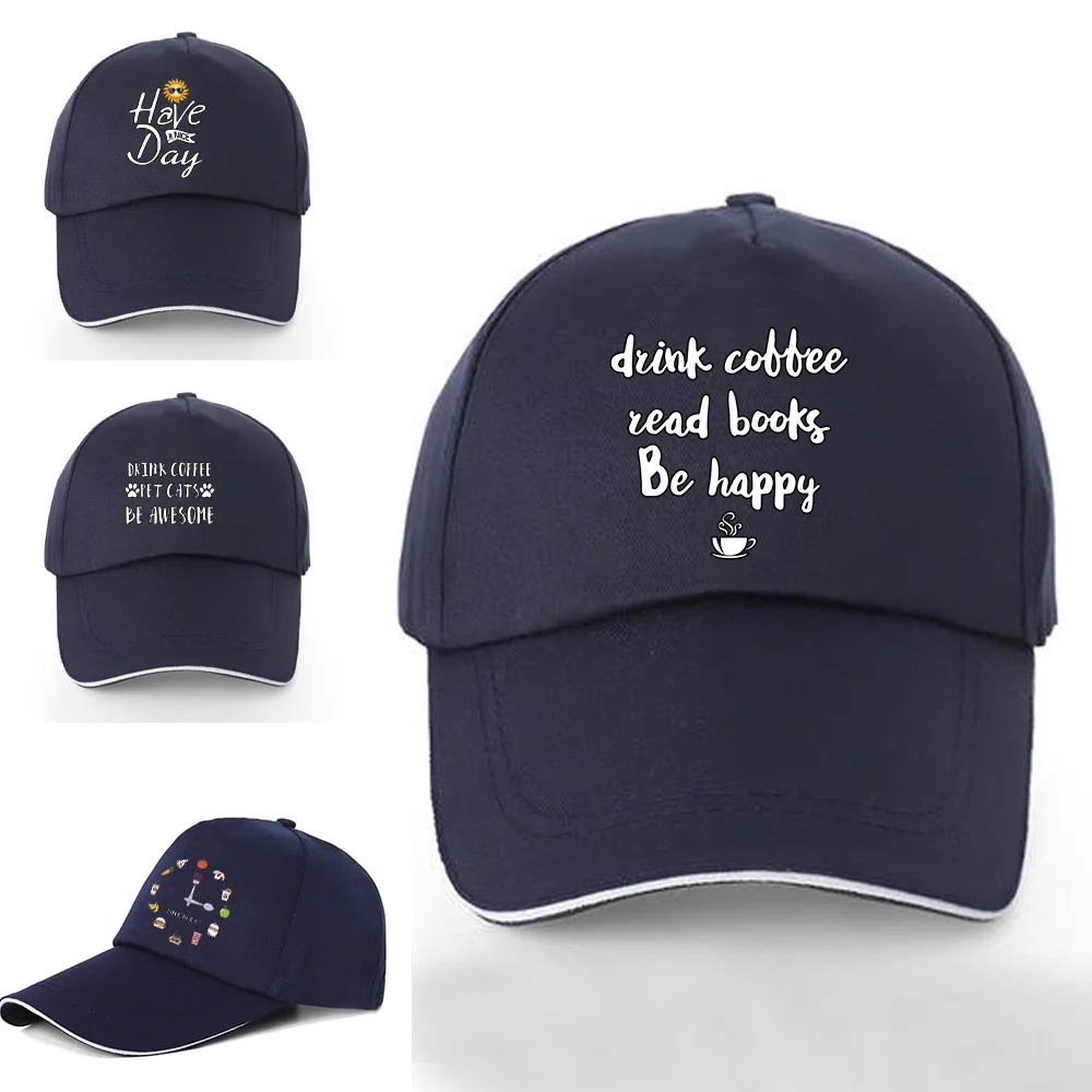 Summer Baseball Caps Male Female Food Print Snapback Hats Dark Blue Sport Hats Pure Cotton Sunscreen Visors Hats for Women Men
Summer Baseball Caps Male Female Food Print Snapback Hats Dark Blue Sport Hats Pure Cotton Sunscreen Visors Hats for Women Men