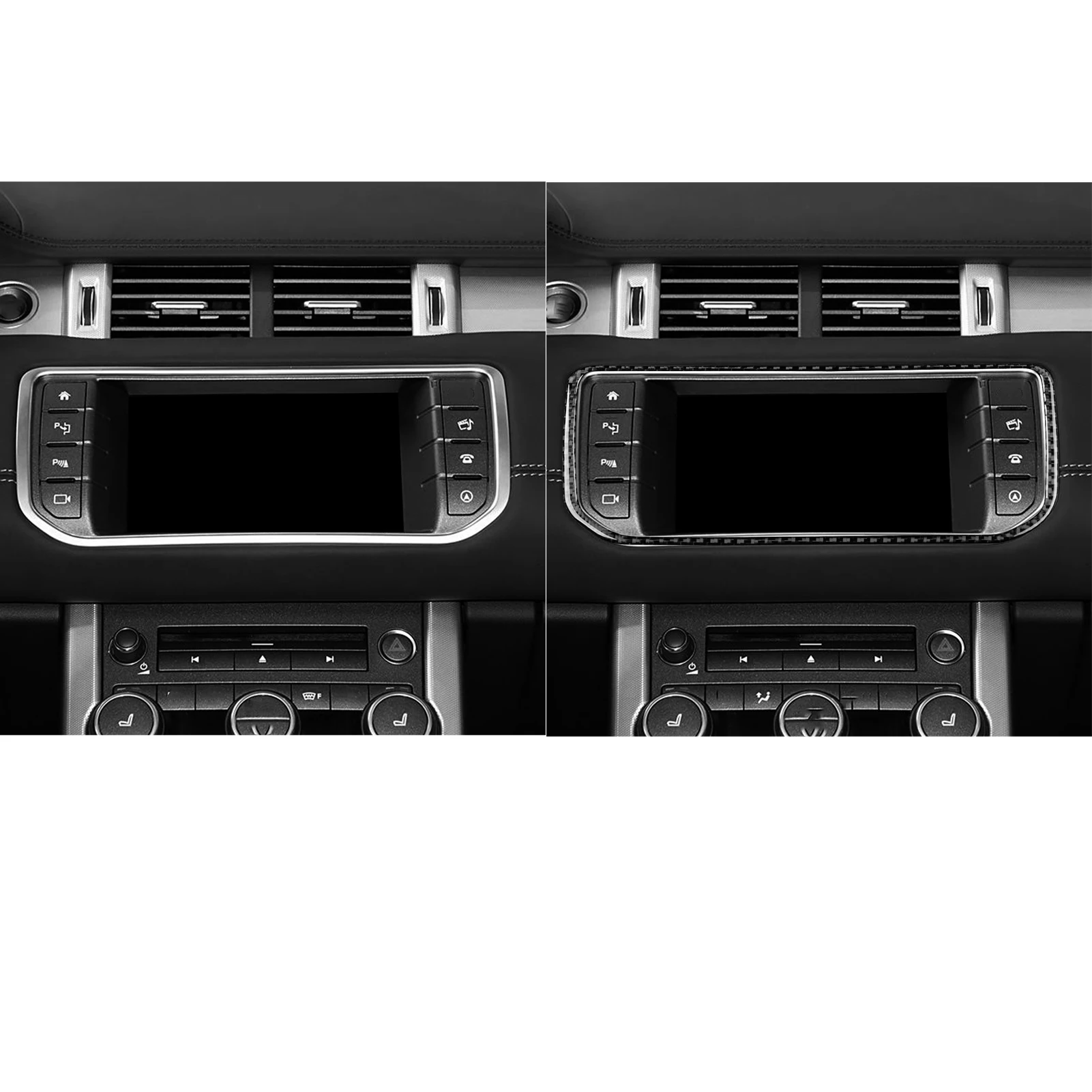 For Range Rover Evoque 2012-2018 Car Center Console Navigation Outer Frame Panel Decor Carbon Fiber Interior Accessory Sticker
For Range Rover Evoque 2012-2018 Car Center Console Navigation Outer Frame Panel Decor Carbon Fiber Interior Accessory Sticker