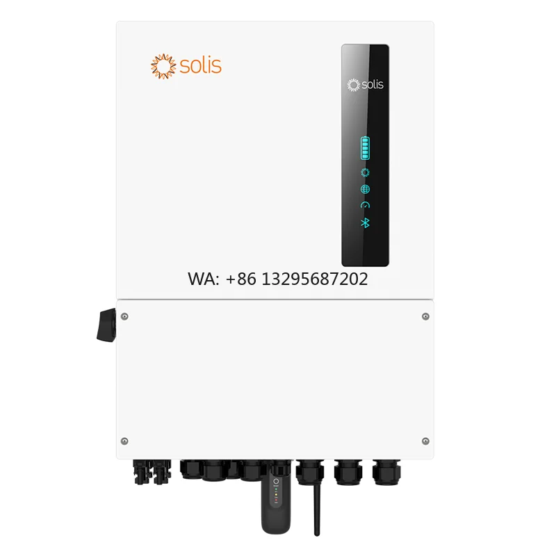 Solis Hybrid Solar Inverter S6-EH1P8K-L-PRO 8KW 220V/230V IP66 Single Phase Low Voltage Energy Storage Inverters
Solis Hybrid Solar Inverter S6-EH1P8K-L-PRO 8KW 220V/230V IP66 Single Phase Low Voltage Energy Storage Inverters