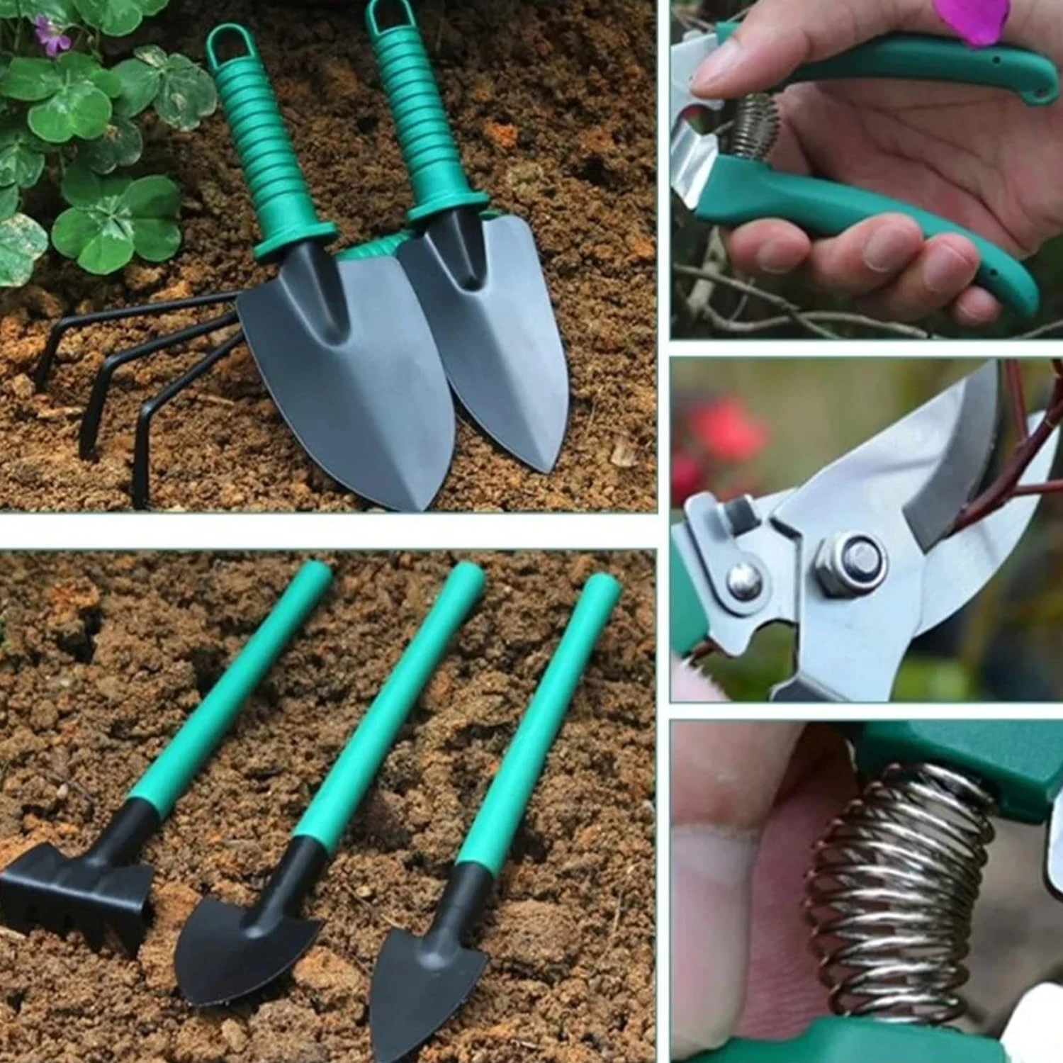 Top-Quality, Durable, and Comfortable Complete 10 Piece Essential Garden Tools Set with Ergonomic Handle - Gadgets for Gardening
Top-Quality, Durable, and Comfortable Complete 10 Piece Essential Garden Tools Set with Ergonomic Handle - Gadgets for Gardening