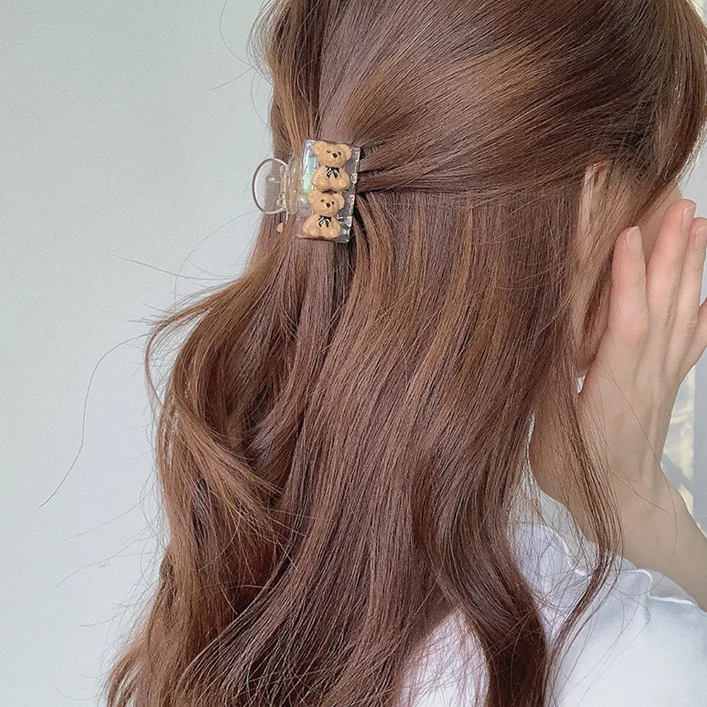 1Set Lovely Bear Shaped Hair Clips Highly Saturated Color Durable Non Fading Cartoon Costume Party Accessories Khaki Transparent
1Set Lovely Bear Shaped Hair Clips Highly Saturated Color Durable Non Fading Cartoon Costume Party Accessories Khaki Transparent