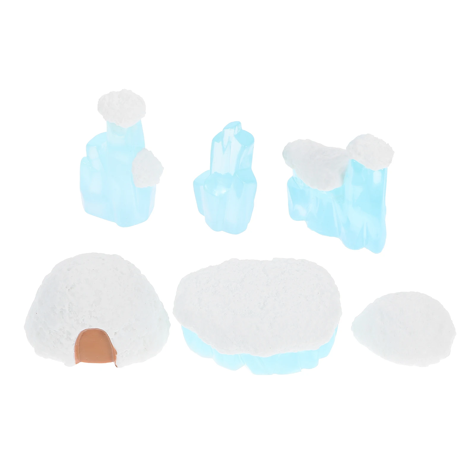 6 Pcs Landscape Statue Resin Crafts Miniatures Garden Miniature Yard Ornaments Decor Polar House Glaciers Figurines
6 Pcs Landscape Statue Resin Crafts Miniatures Garden Miniature Yard Ornaments Decor Polar House Glaciers Figurines