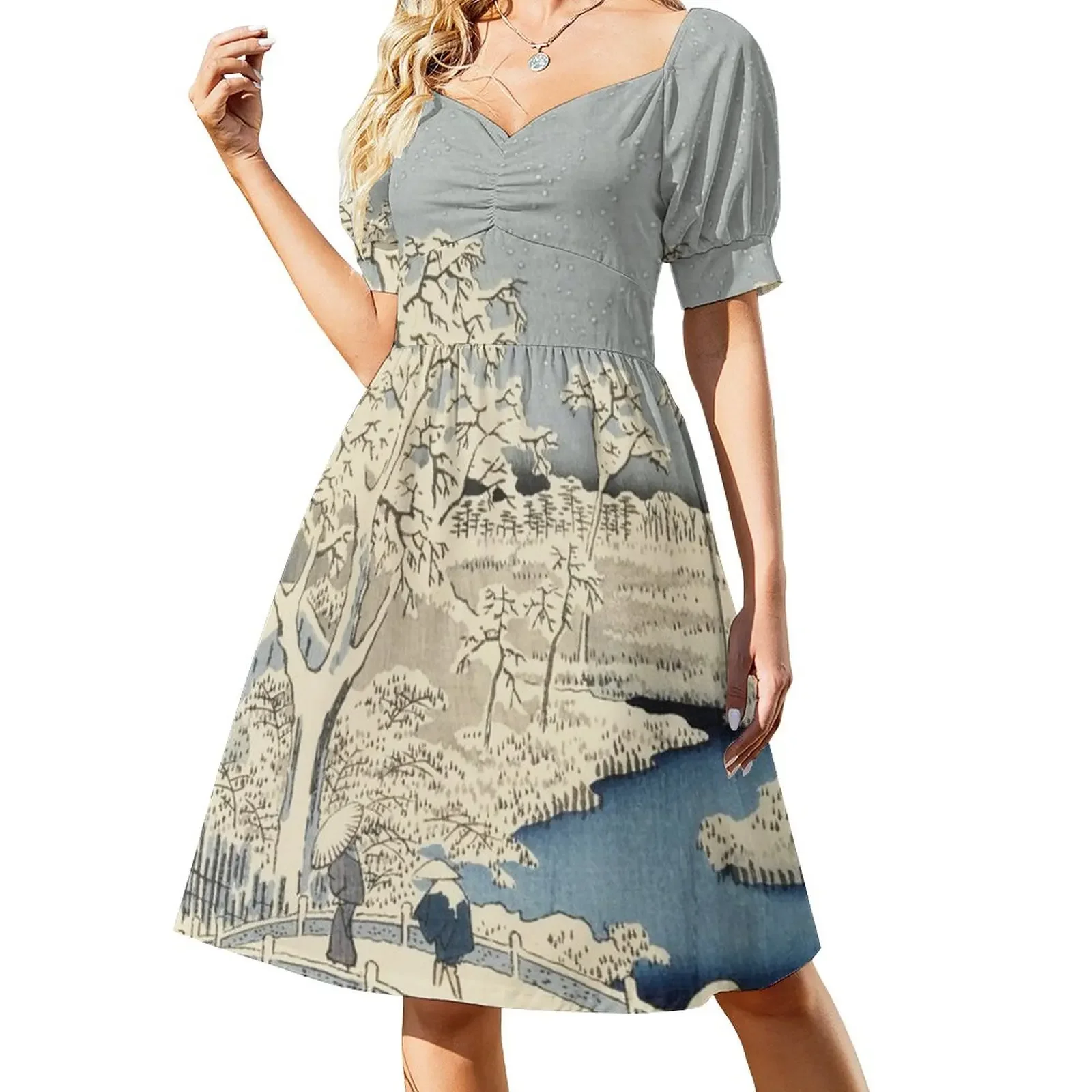 HD Drum bridge at Meguro and Sunset Hill, by Utagawa Hiroshige HIGH DEFINITION Short-Sleeved Dress Long dresses Dress for girls
HD Drum bridge at Meguro and Sunset Hill, by Utagawa Hiroshige HIGH DEFINITION Short-Sleeved Dress Long dresses Dress for girls