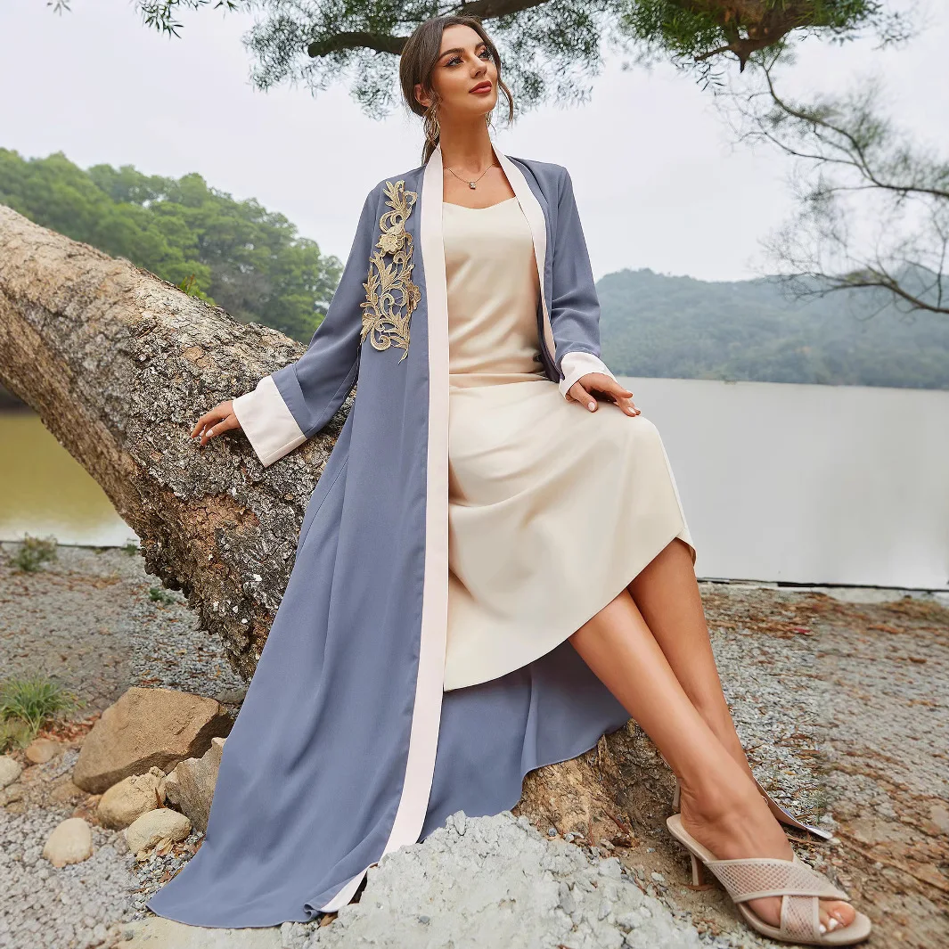 Dubai Open Kimono Abaya Muslim Women Maxi Dress Abayas Dubai Turkey Kaftan Ramadan Jalabiya Caftan Robe Islamic Clothing Arab
Dubai Open Kimono Abaya Muslim Women Maxi Dress Abayas Dubai Turkey Kaftan Ramadan Jalabiya Caftan Robe Islamic Clothing Arab