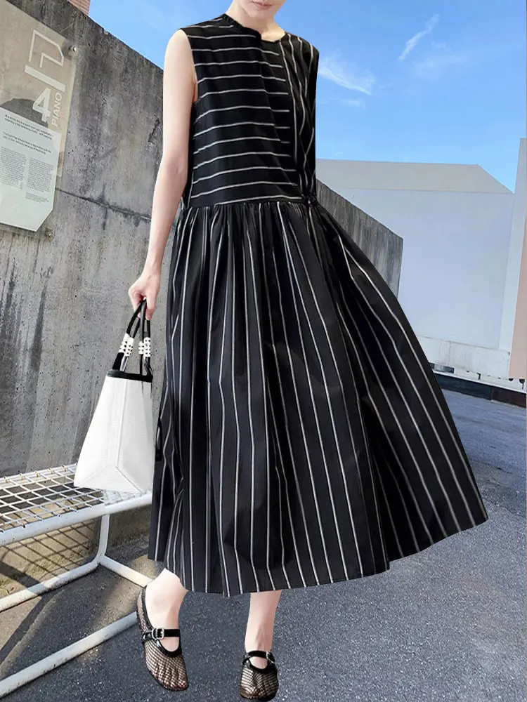 Новый летний комплект из хлопковой смеси: топ и юбка-комбинация с круглым вырезом и тонкими бретелями, серия Faionable Bla Stripe
Новый летний комплект из хлопковой смеси: топ и юбка-комбинация с круглым вырезом и тонкими бретелями, серия Faionable Bla Stripe