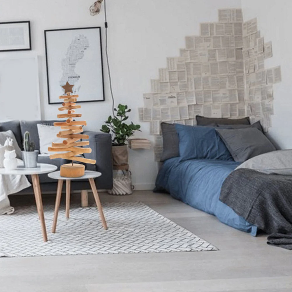 Christmas Tree Shape Wooden Ornament Premium Craftsmanship for Desktop Shelf Window Display Holiday Home Decor European Style
Christmas Tree Shape Wooden Ornament Premium Craftsmanship for Desktop Shelf Window Display Holiday Home Decor European Style