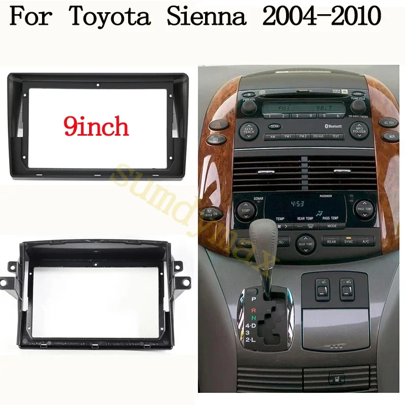 9inch Car Frame Fascia Adapter For Toyota Sienna 2006-2010 Android Radio Dash Fitting Panel Kit
9inch Car Frame Fascia Adapter For Toyota Sienna 2006-2010 Android Radio Dash Fitting Panel Kit
