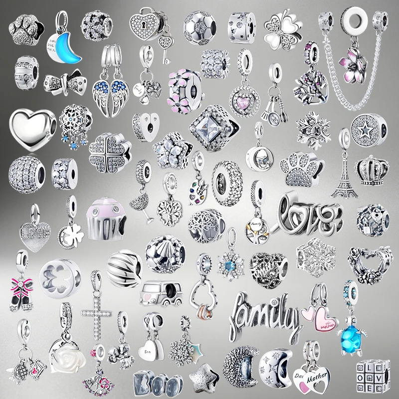 925 Silver Charm Beads Fit Original Bracelets,Crystal Heart Flower Safety Chain Dangle Charms,DIY Jewelry Making Gifts For Women
925 Silver Charm Beads Fit Original Bracelets,Crystal Heart Flower Safety Chain Dangle Charms,DIY Jewelry Making Gifts For Women