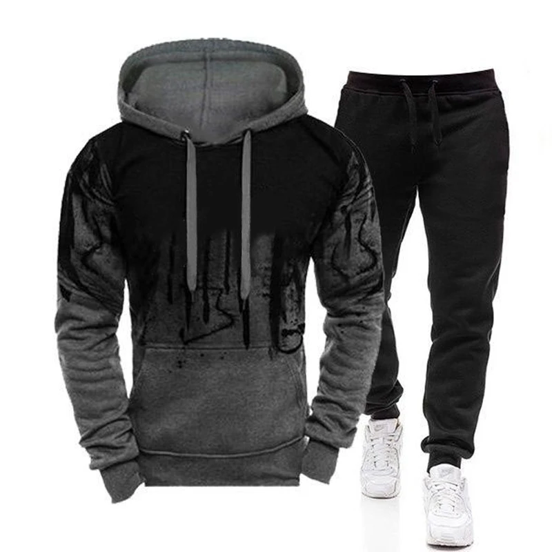 2023 New Style Mens Sports Hoodies Set Daily Casual Jogging Outfits Hooded Sweatshirts and Elastic Sweatpants Fashion Tracksuit
2023 New Style Mens Sports Hoodies Set Daily Casual Jogging Outfits Hooded Sweatshirts and Elastic Sweatpants Fashion Tracksuit