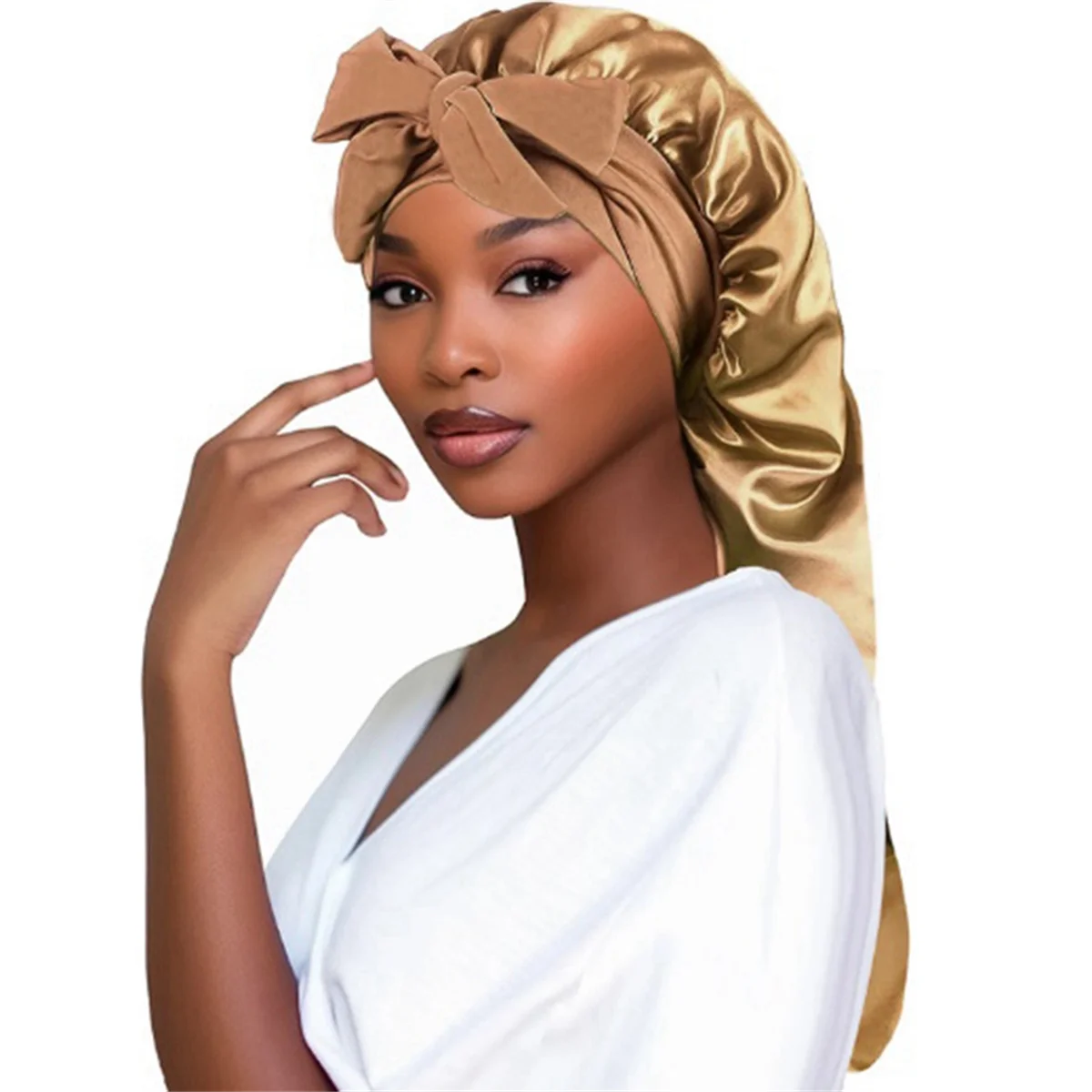 AD30-Women Bonnet Sleeping Hat Long Tail Braid Hair Night Sleep Cap Shower Caps for Sauna Bathing Bonnet Deep
AD30-Women Bonnet Sleeping Hat Long Tail Braid Hair Night Sleep Cap Shower Caps for Sauna Bathing Bonnet Deep