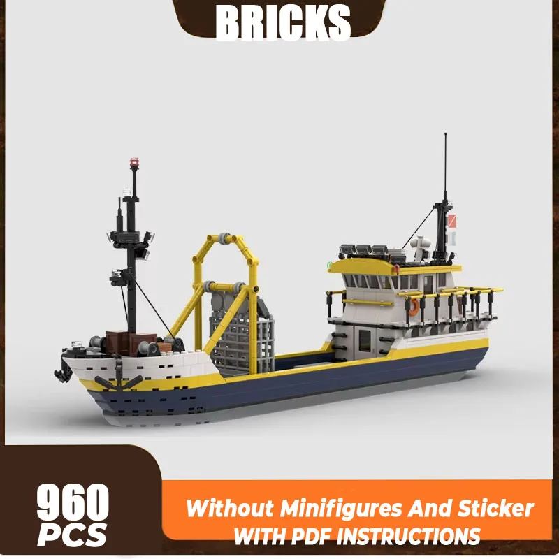Moc Building Bricks Ship Series Model Shellfish Fishing Boat Technology Modular Blocks Gifts Toys For Children DIY Sets Assembly
Moc Building Bricks Ship Series Model Shellfish Fishing Boat Technology Modular Blocks Gifts Toys For Children DIY Sets Assembly