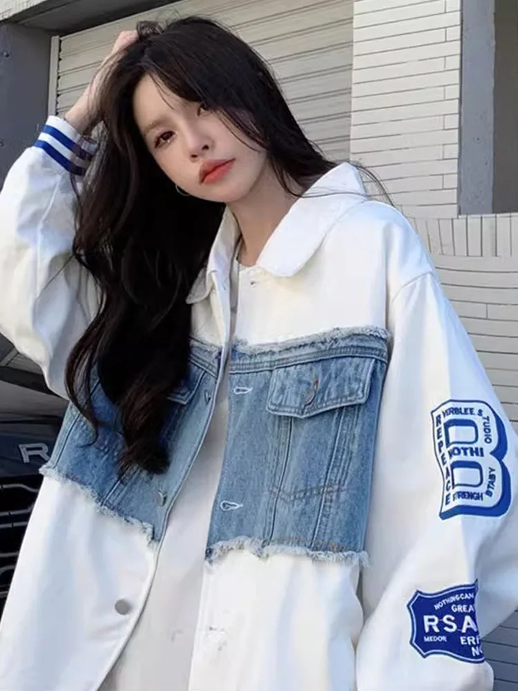 Бейсбольные куртки из нейлонового сатина для женщин: весенние, винтажные, в стиле Харадзюку, демисезонные, из матовой кожи, с ребристой отделкой, классические, с плиссированными манжетами, в стиле ретро
Бейсбольные куртки из нейлонового сатина для женщин: весенние, винтажные, в стиле Харадзюку, демисезонные, из матовой кожи, с ребристой отделкой, классические, с плиссированными манжетами, в стиле ретро