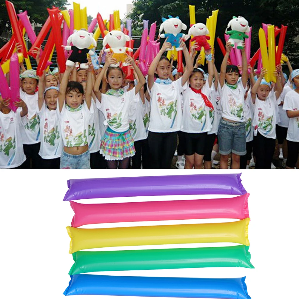 60 Pcs Concert Cheerleader Stick Bulk Toys Inflatable Sticks Sports Event Party Favors Child Maker
60 Pcs Concert Cheerleader Stick Bulk Toys Inflatable Sticks Sports Event Party Favors Child Maker
