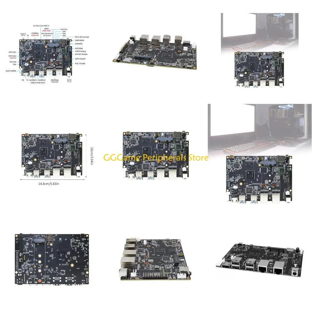 U55B For Banana BPI-F3 Motherboards 8core RISC-V Open Source Hardware Development Board 4G+16GB Camera Support
U55B For Banana BPI-F3 Motherboards 8core RISC-V Open Source Hardware Development Board 4G+16GB Camera Support