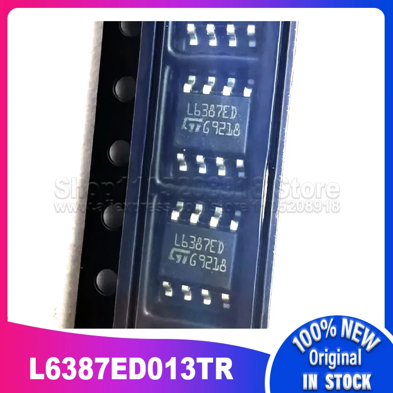 10-100 шт./лот L6387ED L6387ED013TR L6387EDTR SOP8 100% новый, в наличии на складе
10-100 шт./лот L6387ED L6387ED013TR L6387EDTR SOP8 100% новый, в наличии на складе