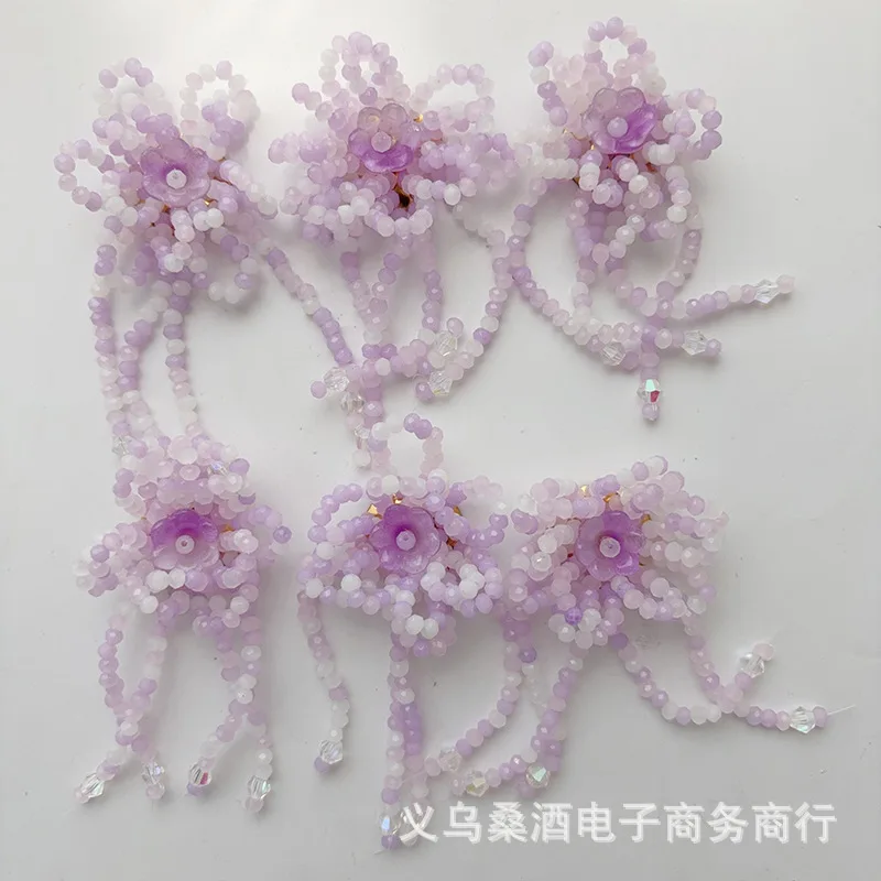Handmade Woven Tassel Beaded Flower Shoe Charms for Clogs Clothing Embellishment DIY Beaded Buckle Material Premium Quality
Handmade Woven Tassel Beaded Flower Shoe Charms for Clogs Clothing Embellishment DIY Beaded Buckle Material Premium Quality
