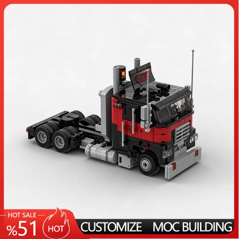 NEW 660Parts Semi-Trailer Truck Model MOC Building Customize Blocks DIY Assembly Educational Vehicle Toy Gift For Boys Birthday
NEW 660Parts Semi-Trailer Truck Model MOC Building Customize Blocks DIY Assembly Educational Vehicle Toy Gift For Boys Birthday