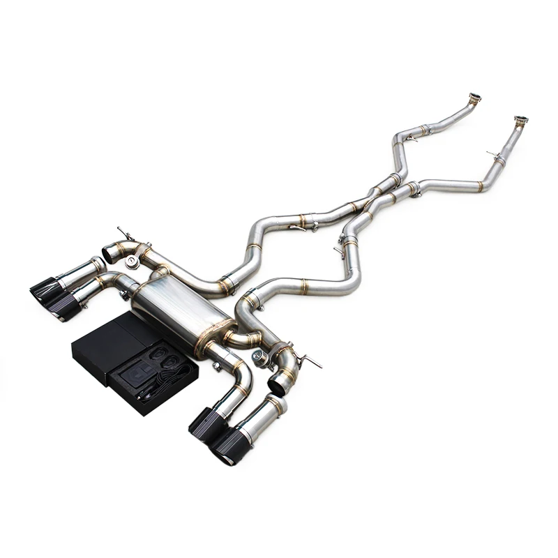 Custom Valvetronic Catback Exhaust Pipes System For BMW X5M/X6M E70/E71 4.4TT 2010-2014 Stainless Steel Exhaust Pipe Muffler
Custom Valvetronic Catback Exhaust Pipes System For BMW X5M/X6M E70/E71 4.4TT 2010-2014 Stainless Steel Exhaust Pipe Muffler