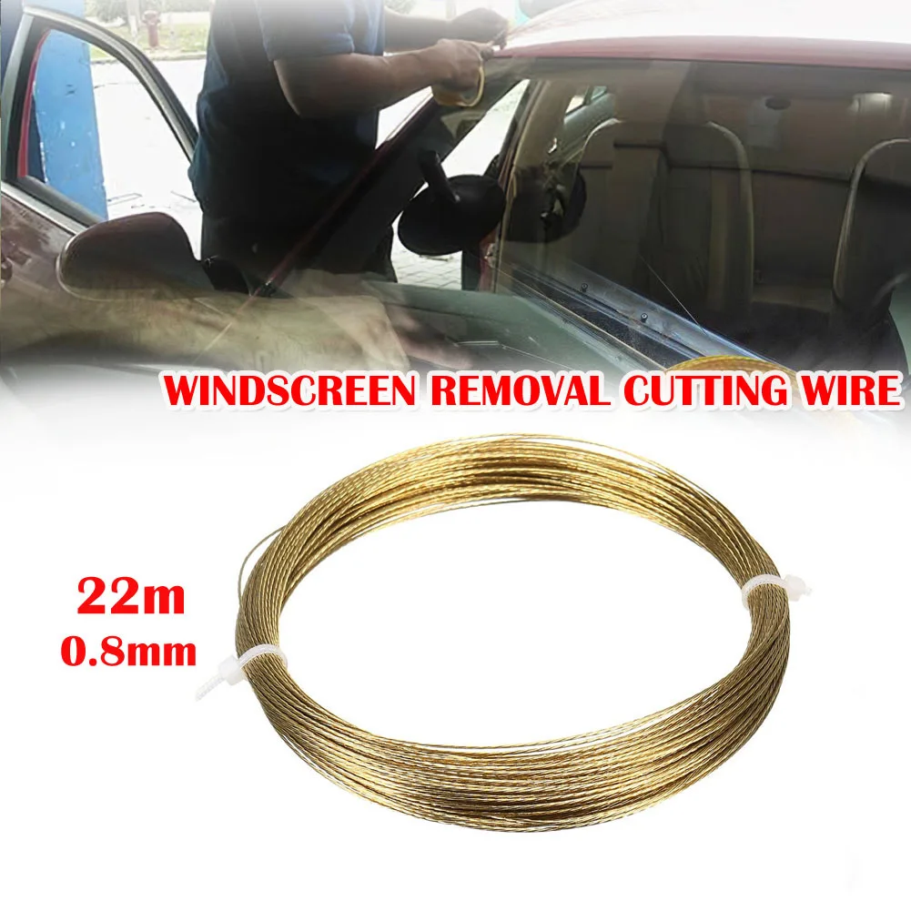 22m 0.8mm Car Windscreen Glass Cutting Cut Out Braided- Removal Wire Car Window- Cut Steel Wire- Rope Glass Remover Tools-
22m 0.8mm Car Windscreen Glass Cutting Cut Out Braided- Removal Wire Car Window- Cut Steel Wire- Rope Glass Remover Tools-