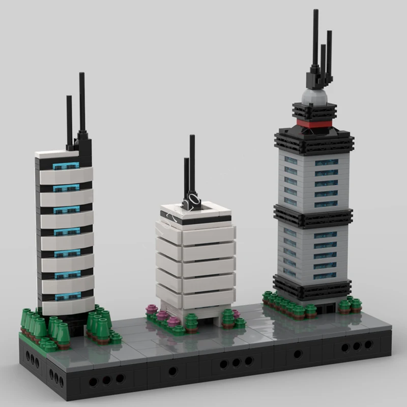 516PCS Micro Modular City - SkyscrapersMOC Creative street view Model Building Blocks Architecture Education AssemblyToys Gifts 
516PCS Micro Modular City - SkyscrapersMOC Creative street view Model Building Blocks Architecture Education AssemblyToys Gifts