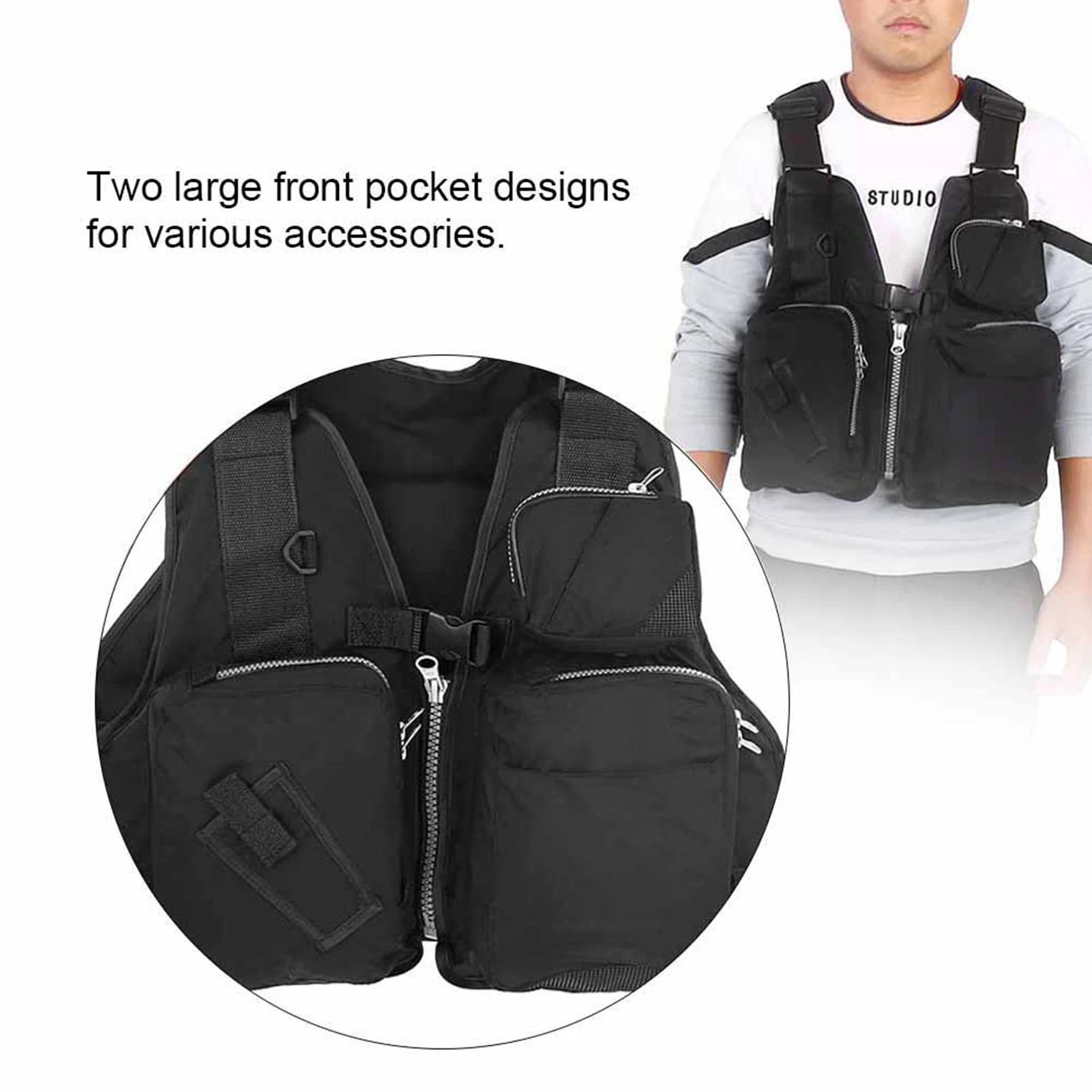 Adult Adjustable Life Jacket 70KG Bearing Nylon Taslan Fishing Life Vest Outdoor Water Sports Safety Buoyancy Jacket
Adult Adjustable Life Jacket 70KG Bearing Nylon Taslan Fishing Life Vest Outdoor Water Sports Safety Buoyancy Jacket