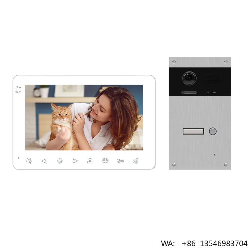2 Wire Video Door Phone Intercom Doorbell Camera Video Doorbell Ring with 2 Way Intercom Security System
2 Wire Video Door Phone Intercom Doorbell Camera Video Doorbell Ring with 2 Way Intercom Security System