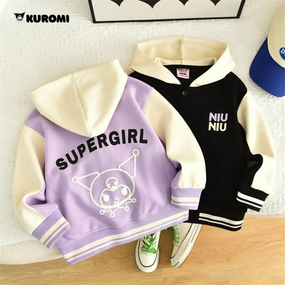 Детская повседневная куртка Kawaii Sanrio Kuromi мультфильм аниме толстовка хлопок весна осень детская одежда подарок на день рождения
Детская повседневная куртка Kawaii Sanrio Kuromi мультфильм аниме толстовка хлопок весна осень детская одежда подарок на день рождения