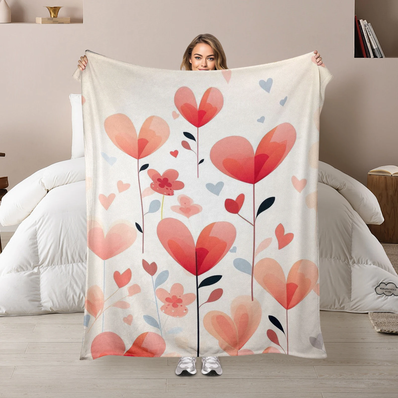 Red Heart Themed Flannel Blanket Ideal As A Valentine S Gift Showing Deep Affection To Your Loved One
Red Heart Themed Flannel Blanket Ideal As A Valentine S Gift Showing Deep Affection To Your Loved One