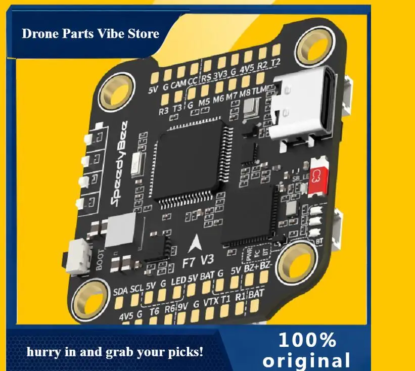 APRuncam SpeedyBee F7 V2 V3 AIO 3-6S Flight Controlle 4in1 ESC BetaFlight OSD Wireless BLE Module W/ LC Filter 4*UART RSSI I2C
APRuncam SpeedyBee F7 V2 V3 AIO 3-6S Flight Controlle 4in1 ESC BetaFlight OSD Wireless BLE Module W/ LC Filter 4*UART RSSI I2C