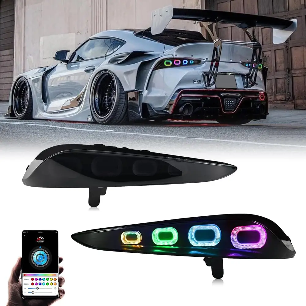 Пара полностью светодиодных задних фонарей для Toyota GR Supra 2020 2021 2022 2023 2024 A90 A91 GT4 Задний фонарь Задний фонарь Тормозной противотуманный указатель поворота
Пара полностью светодиодных задних фонарей для Toyota GR Supra 2020 2021 2022 2023 2024 A90 A91 GT4 Задний фонарь Задний фонарь Тормозной противотуманный указатель поворота