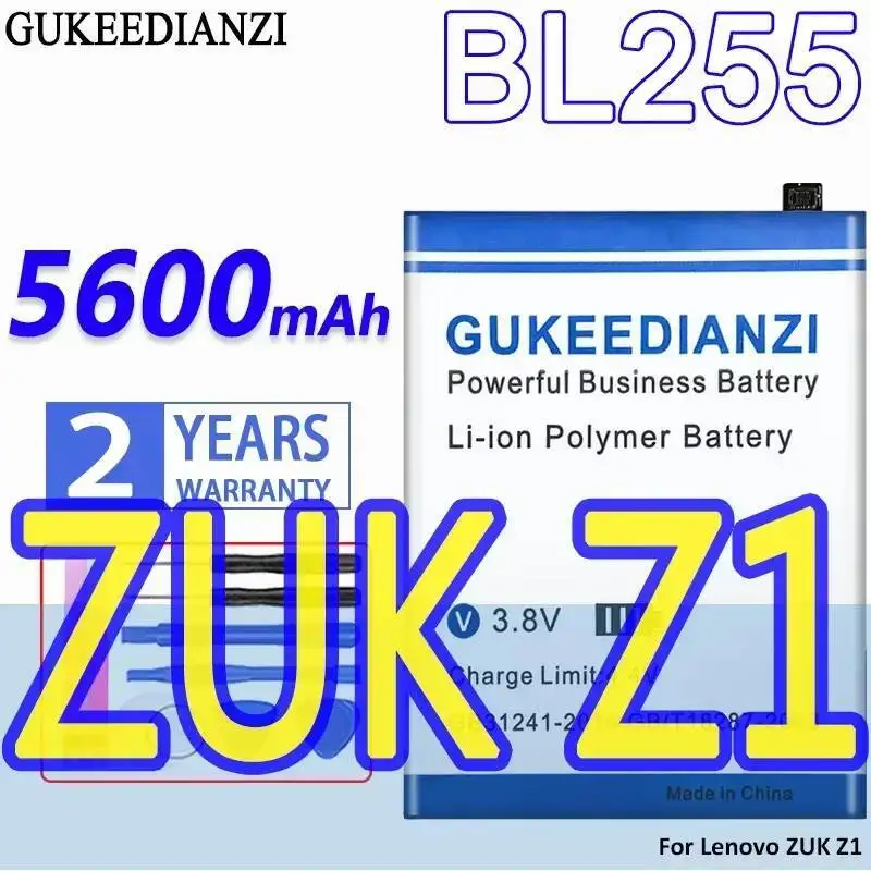 Аккумулятор мобильного телефона 5600 мАч BL255 для Lenovo Zuk Z1 с быстрой зарядкой
Аккумулятор мобильного телефона 5600 мАч BL255 для Lenovo Zuk Z1 с быстрой зарядкой