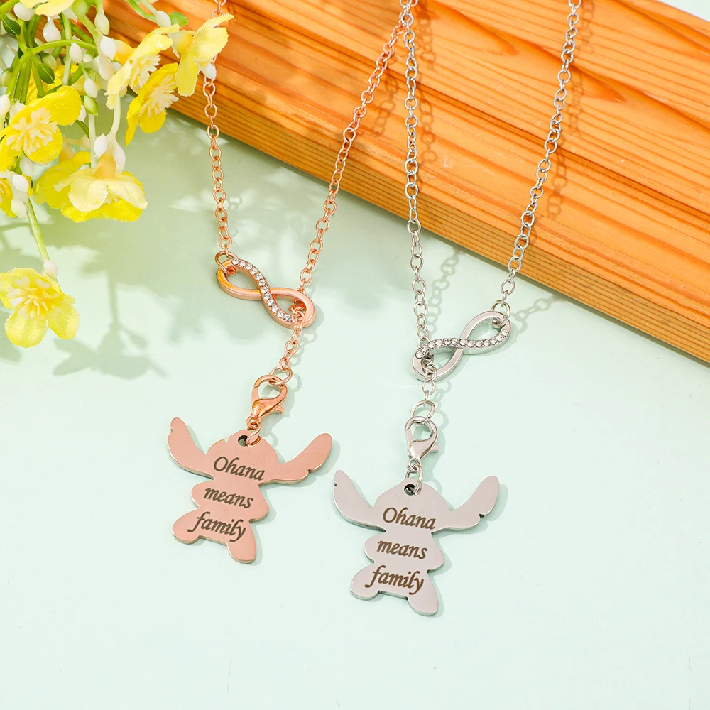 Lilo & Stitch Stainless Steel Pendant Fashion Charm Cartoon Figure Stitch Accessory Trendy Toy Gift for Friends
Lilo & Stitch Stainless Steel Pendant Fashion Charm Cartoon Figure Stitch Accessory Trendy Toy Gift for Friends