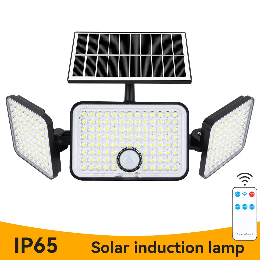 Наружный солнечный прожектор с датчиком движения, 3-головочный дорожный прожектор IP65, водонепроницаемый безопасный настенный светильник для гаража на заднем дворе
Наружный солнечный прожектор с датчиком движения, 3-головочный дорожный прожектор IP65, водонепроницаемый безопасный настенный светильник для гаража на заднем дворе