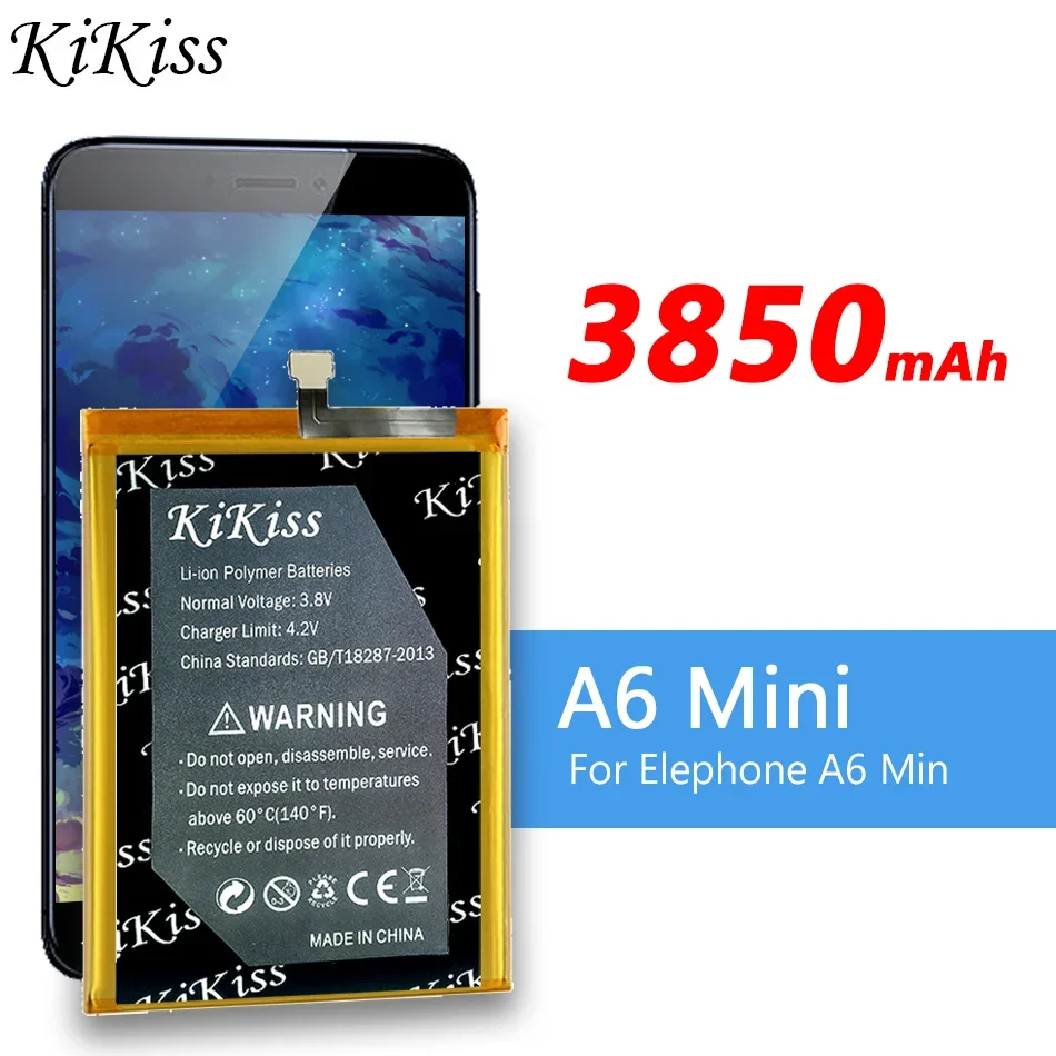 For Elephone A6 Mini 4G High-Capacity 3850mAh Reliable Replacement Mobile Phone Battery
For Elephone A6 Mini 4G High-Capacity 3850mAh Reliable Replacement Mobile Phone Battery