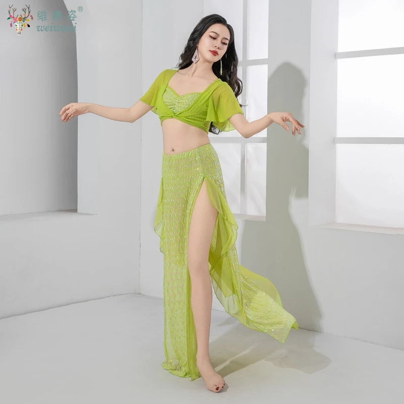 Belly Dance Training Clothes for Women High-end Elegant Sequin Performance Set Girls Oriental Belly Dancing Practice Clothes
Belly Dance Training Clothes for Women High-end Elegant Sequin Performance Set Girls Oriental Belly Dancing Practice Clothes