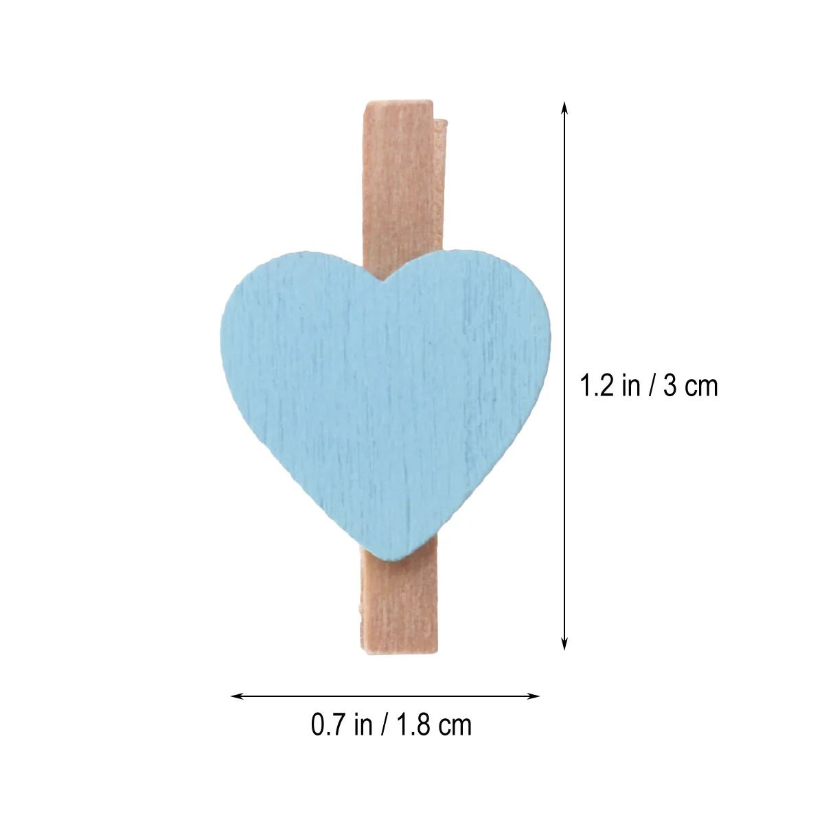 50 Pcs Small Wooden Clip Colorful Picture Clamps Photo Blue Clothespins for Hanging
50 Pcs Small Wooden Clip Colorful Picture Clamps Photo Blue Clothespins for Hanging