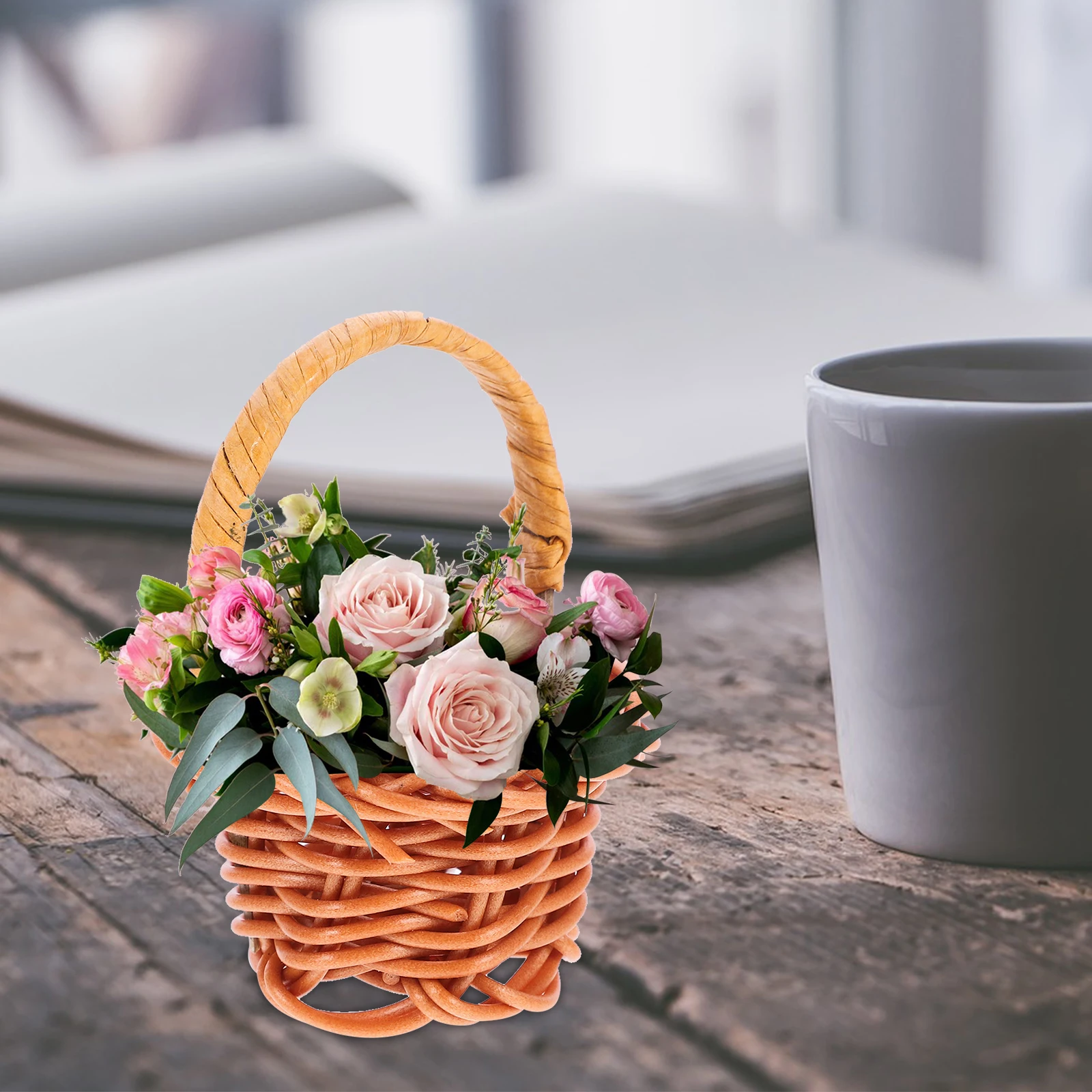 Woven Mini Basket 10PCS Small Flower Gift Basket Handheld Rattan Hamper for Parties Decorations Miniature Floral Basket Set
Woven Mini Basket 10PCS Small Flower Gift Basket Handheld Rattan Hamper for Parties Decorations Miniature Floral Basket Set