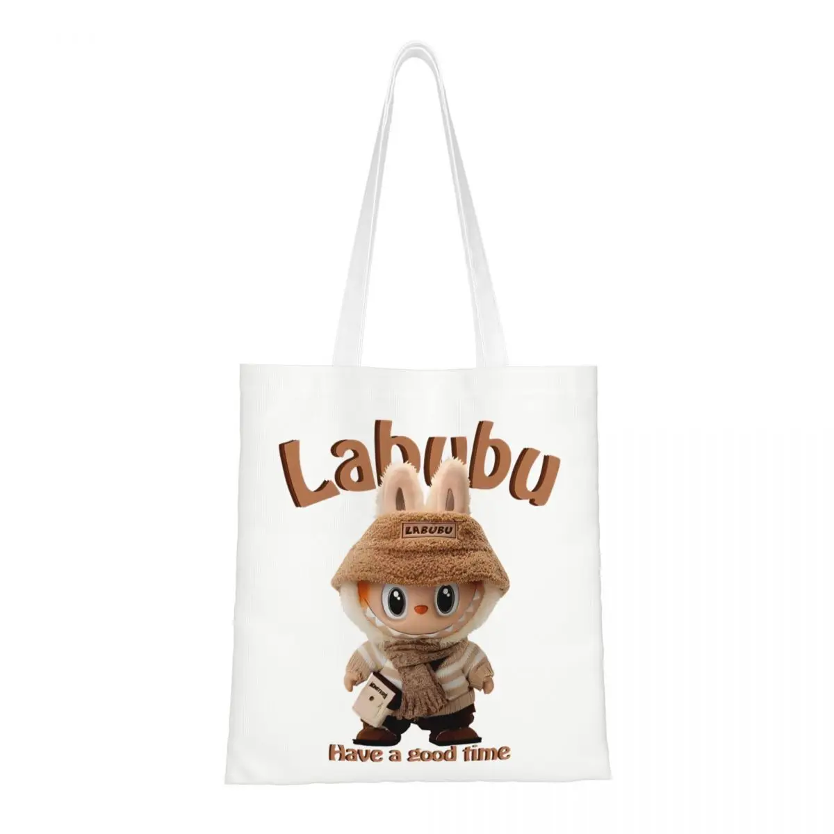 LABUBU Nude Have A Good Time Canvas Tote Handbag Grocery Bags Large Capacity Shopping Bags for Women
LABUBU Nude Have A Good Time Canvas Tote Handbag Grocery Bags Large Capacity Shopping Bags for Women