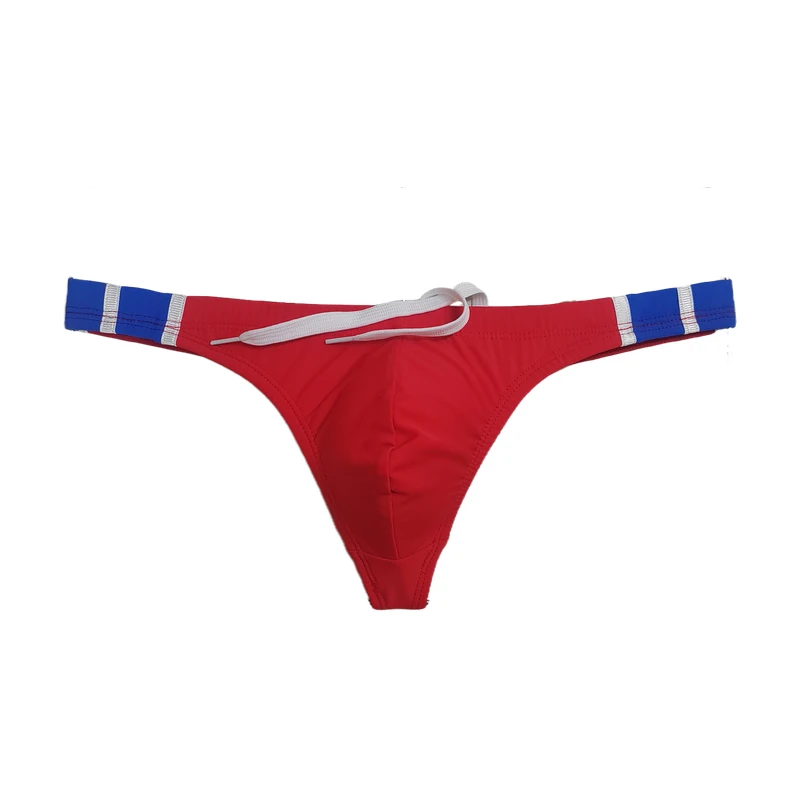 BOYTOR New Men's Thong Swim Trunks Swimming Beach Quick Drying Shorts Patchwork Inner Lace-up T Shorts
BOYTOR New Men's Thong Swim Trunks Swimming Beach Quick Drying Shorts Patchwork Inner Lace-up T Shorts