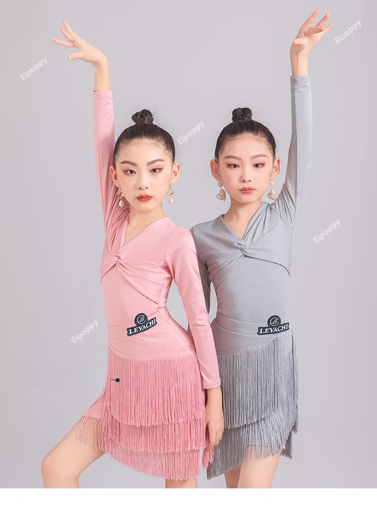 Clothes Child Tassel Latin Dance Dress Girls' Children's Stage Dance Wear Performance Clothing
Clothes Child Tassel Latin Dance Dress Girls' Children's Stage Dance Wear Performance Clothing
