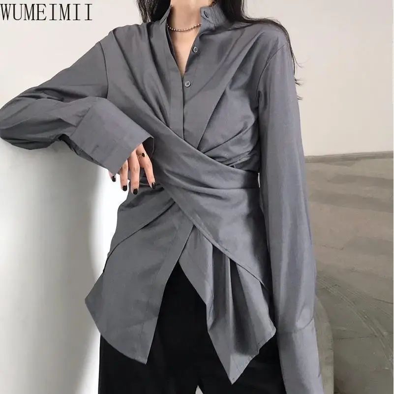 scheming design sense chic shirt women 2025 Korean loose irregular slim long-sleeved top blouse
scheming design sense chic shirt women 2025 Korean loose irregular slim long-sleeved top blouse