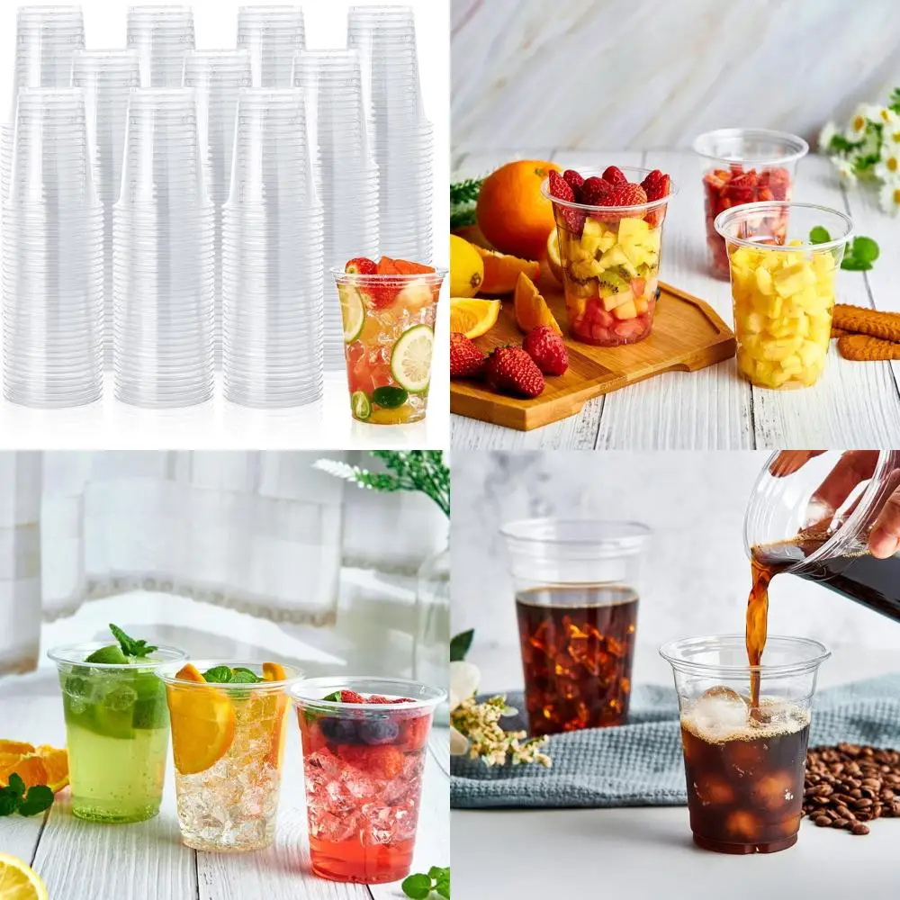 Прозрачные пластиковые стаканчики на 12 унций, одноразовые стаканчики для домашних животных, идеально подходят для холодных напитков, таких как ледяную кофе, смузи и Sodas.
Прозрачные пластиковые стаканчики на 12 унций, одноразовые стаканчики для домашних животных, идеально подходят для холодных напитков, таких как ледяную кофе, смузи и Sodas.