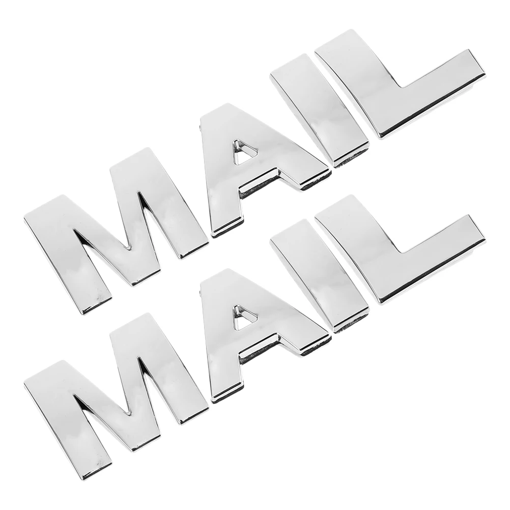 2 Sets Mailbox Logo Decors Letter Decoration 3d Letters Alphabet Sticker Stickers Label
2 Sets Mailbox Logo Decors Letter Decoration 3d Letters Alphabet Sticker Stickers Label